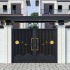Cổng Nhôm 2 Cánh Tân Trung Hoa Cho Biệt Thự Và Nhà Phố